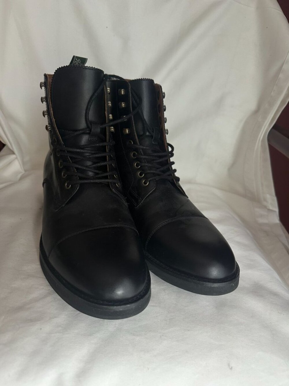 Polo Ralph Lauren Men’s Bryson Leather Cap-Toe Boot Size 10.5 NEW